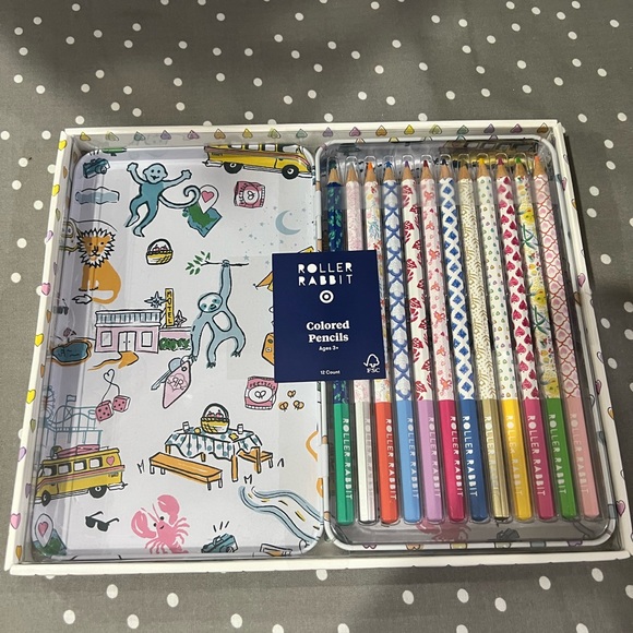 NEW Roller Rabbit x Target Colored Pencil Set - Picture 5 of 6
